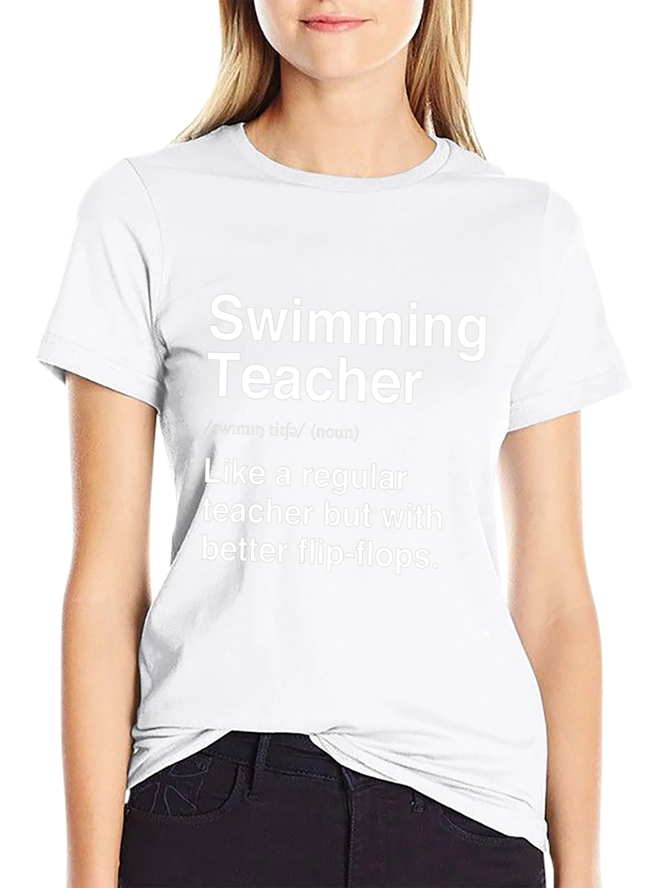 Swimming Teacher Graphic Tee - Funny Teacher Gift