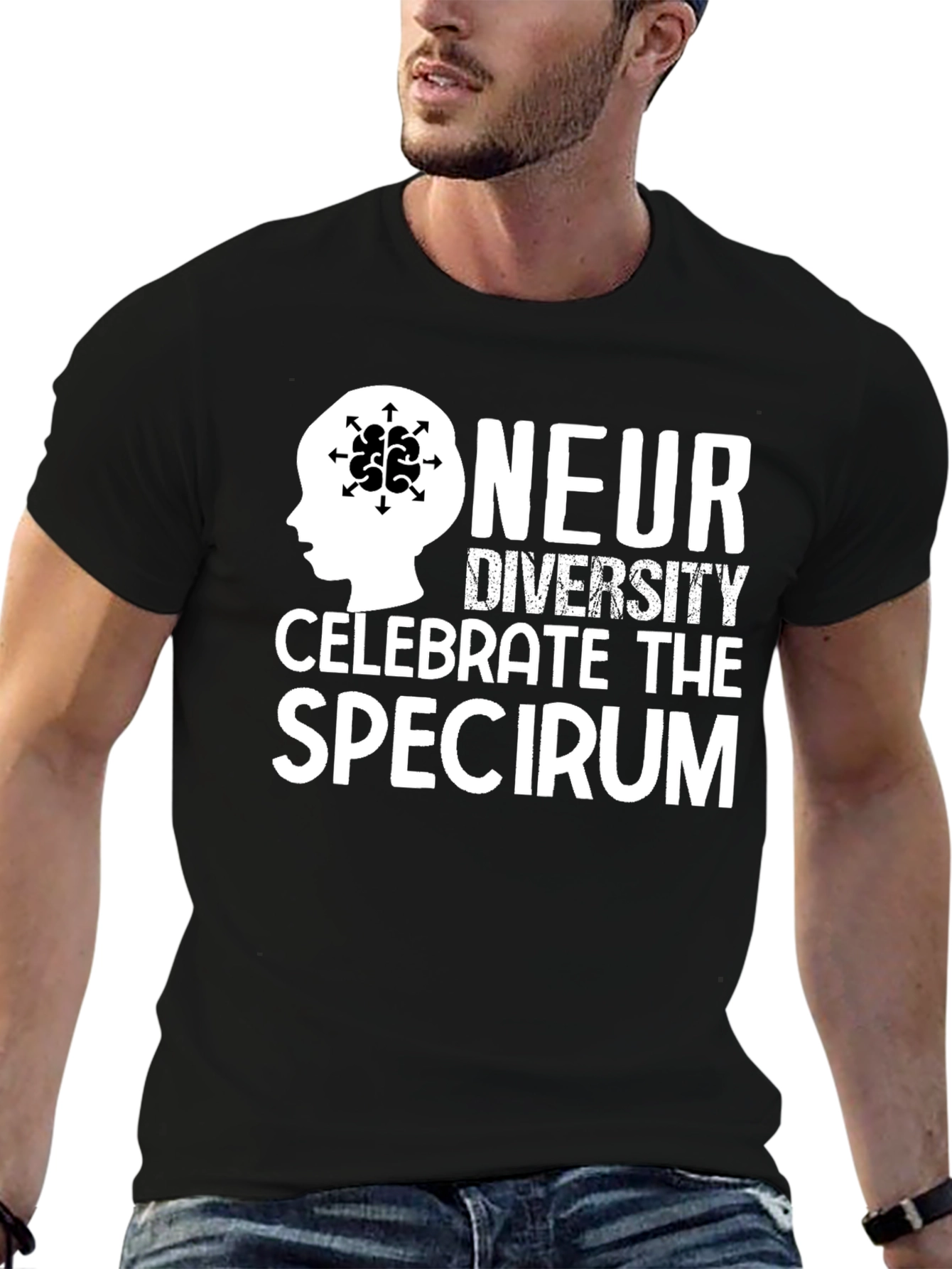 Neurodiversity Celebrate the Spectrum Graphic Tee