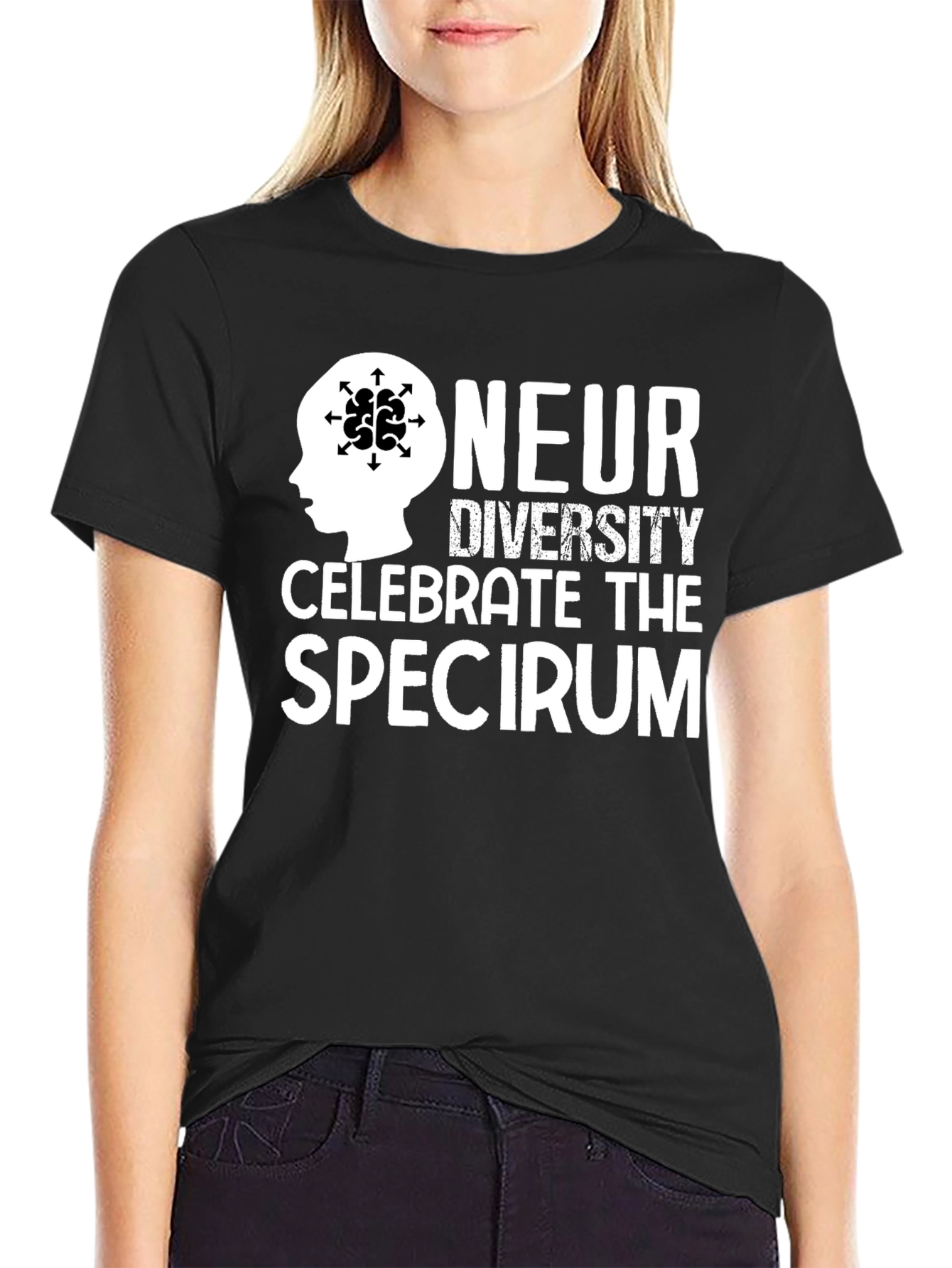 Neurodiversity Celebrate the Spectrum Graphic Tee