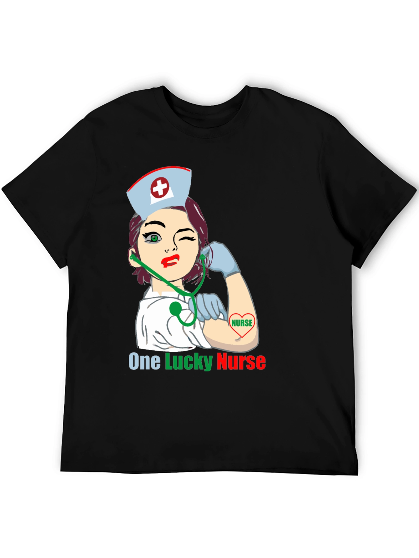 Lucky Nurse Graphic T-Shirt