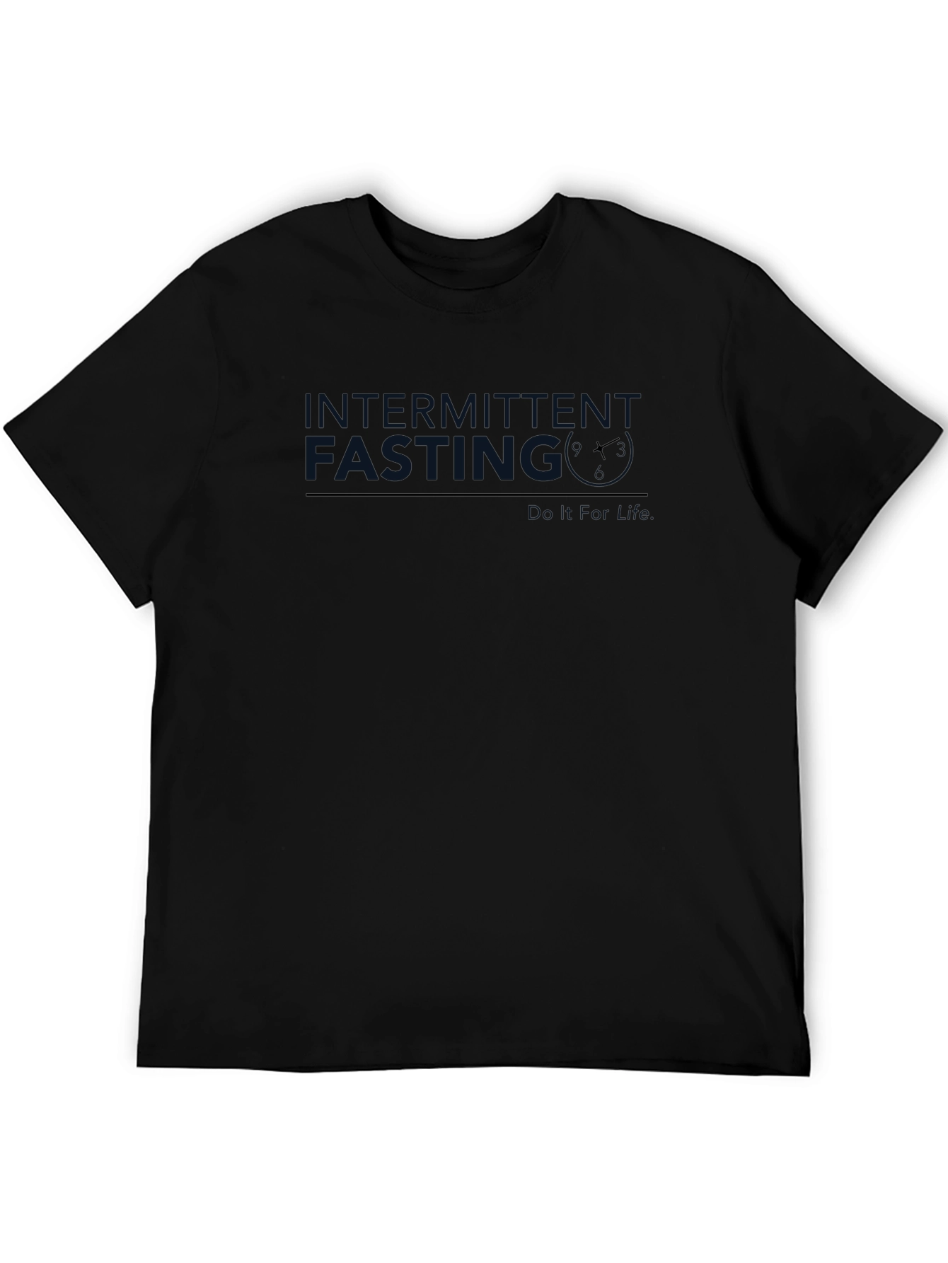 Intermittent Fasting T-Shirt - Black