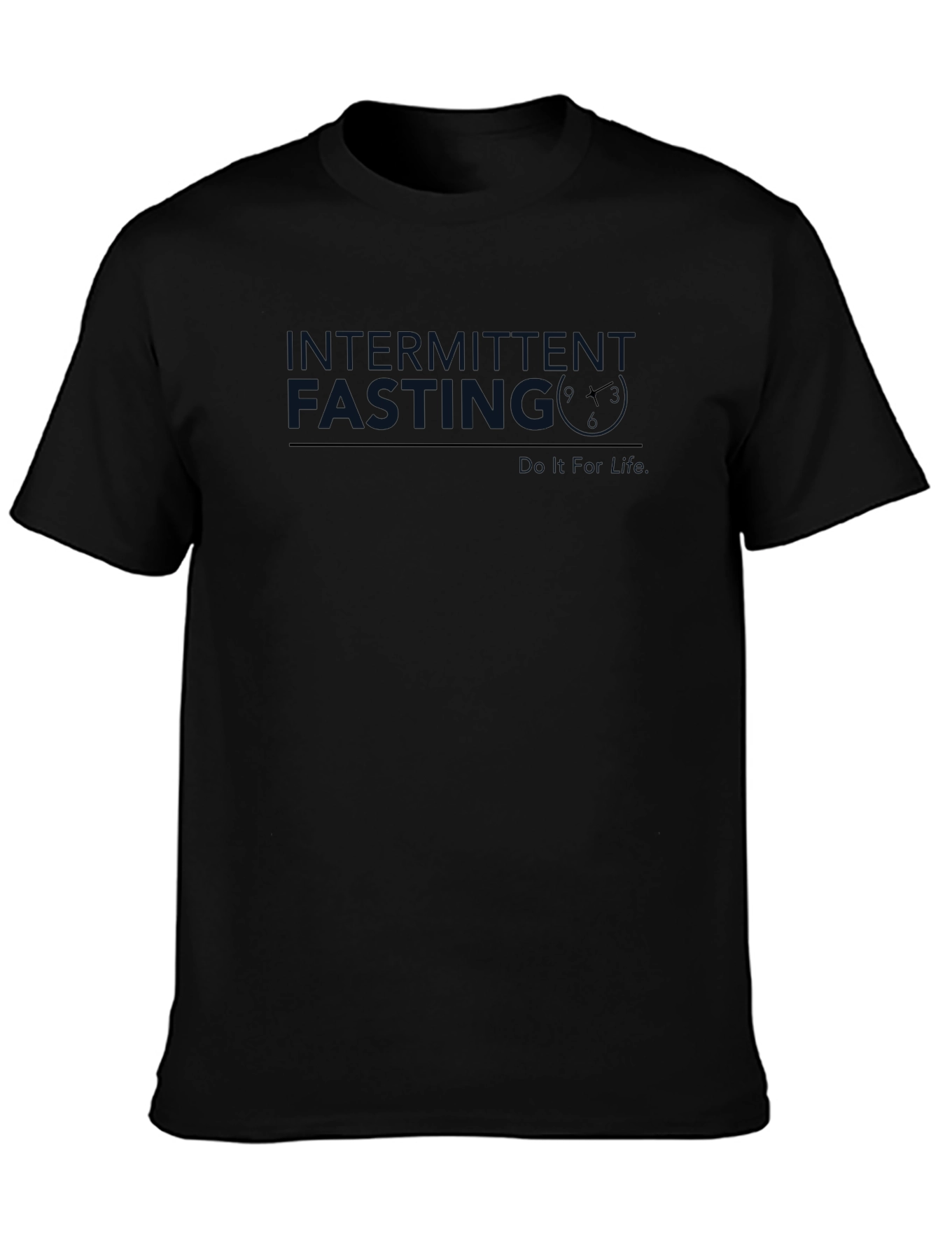 Intermittent Fasting T-Shirt - Black