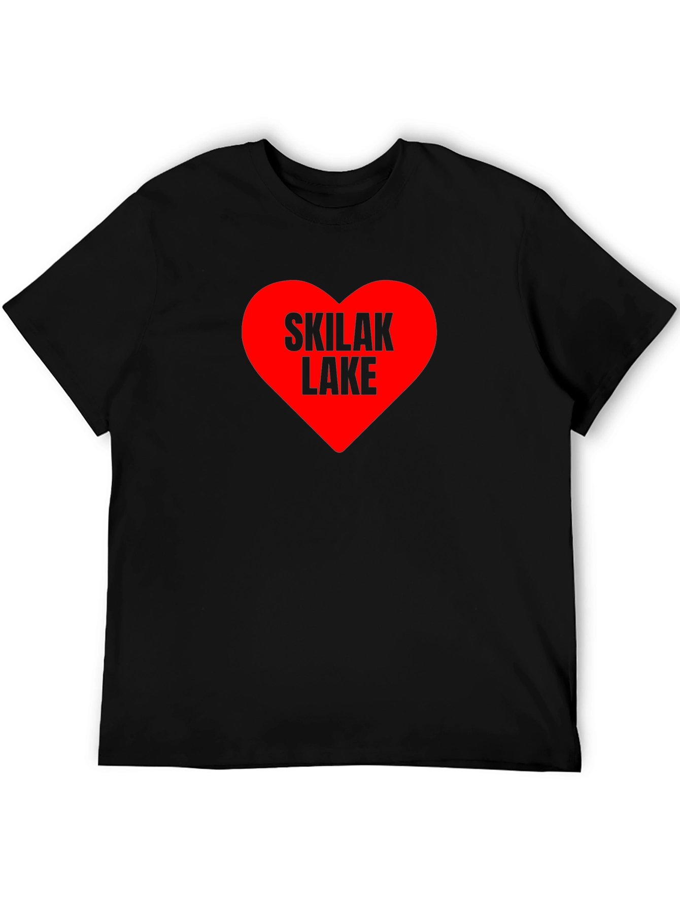 Skilak Lake Heart T-Shirt