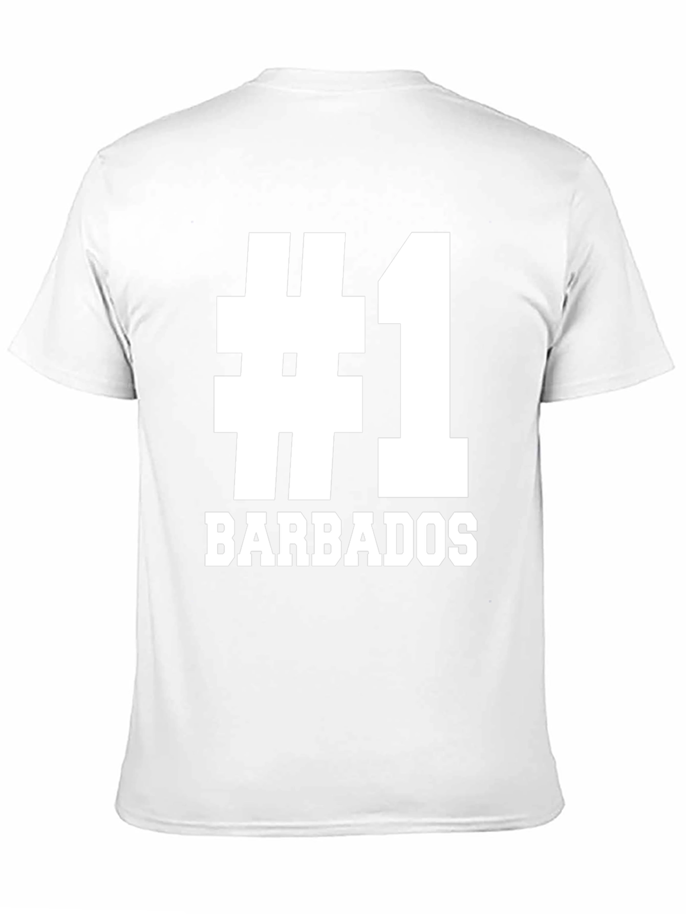 #1 Barbados Graphic Tee - Black T-Shirt