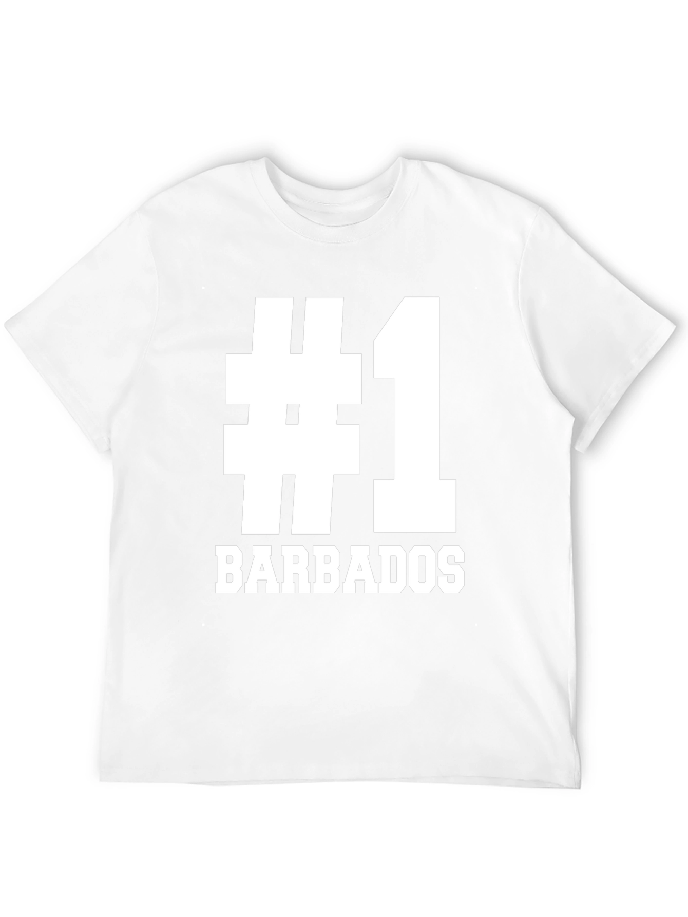 #1 Barbados Graphic Tee - Black T-Shirt