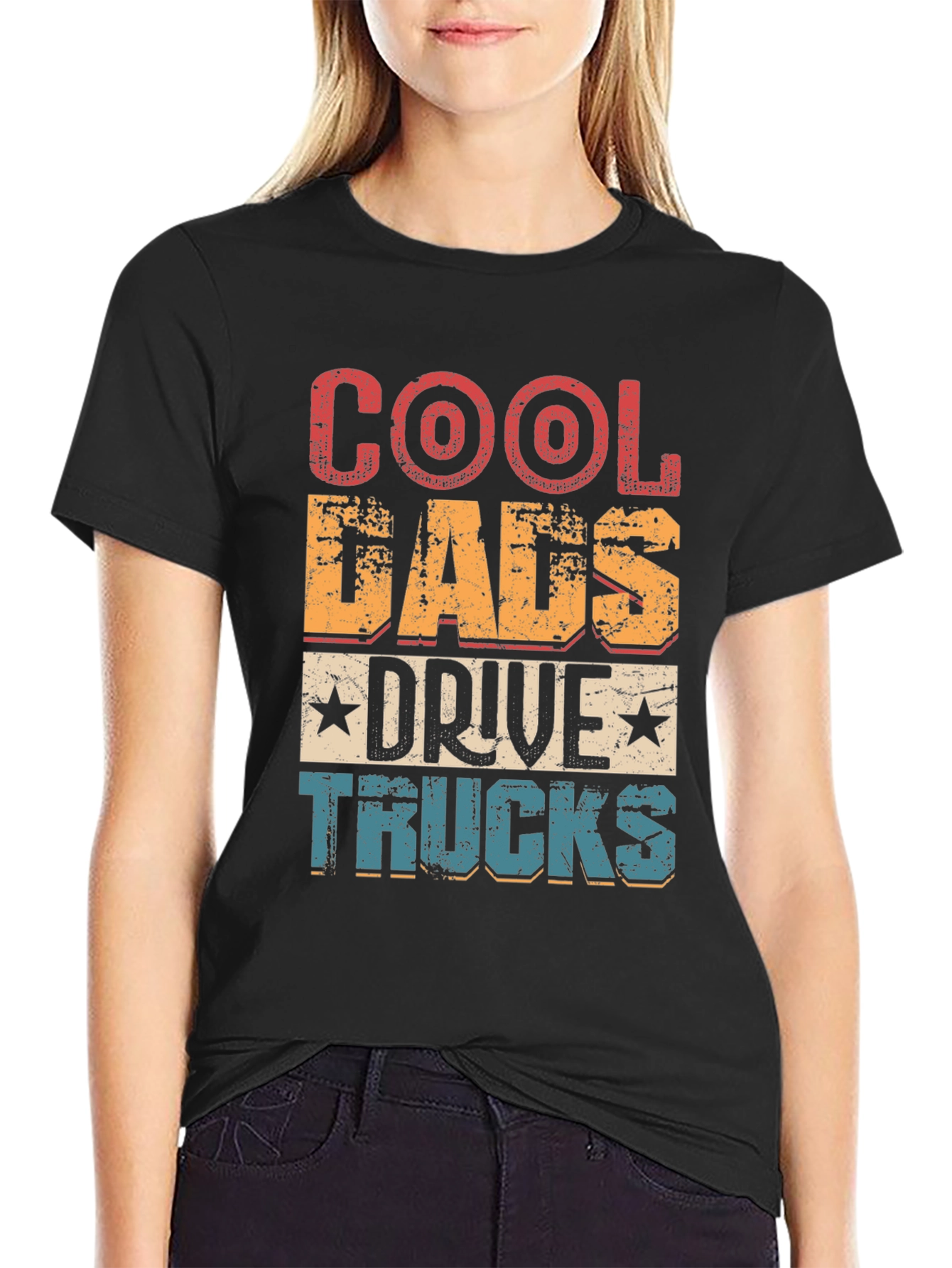 Cool Dads Drive Trucks Graphic Tee