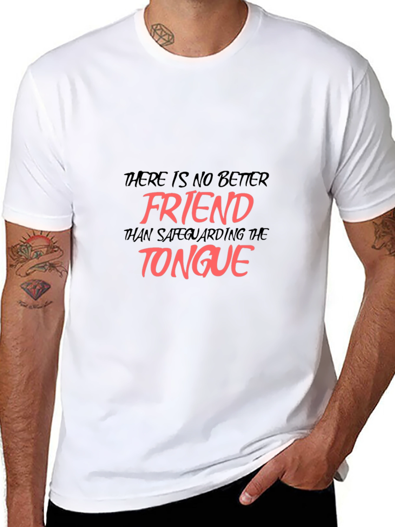 Motivational Saying Black T-Shirt
