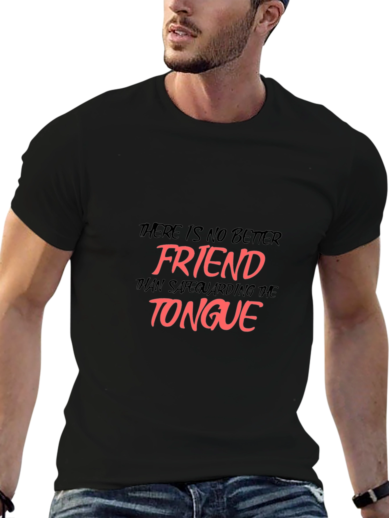 Motivational Saying Black T-Shirt