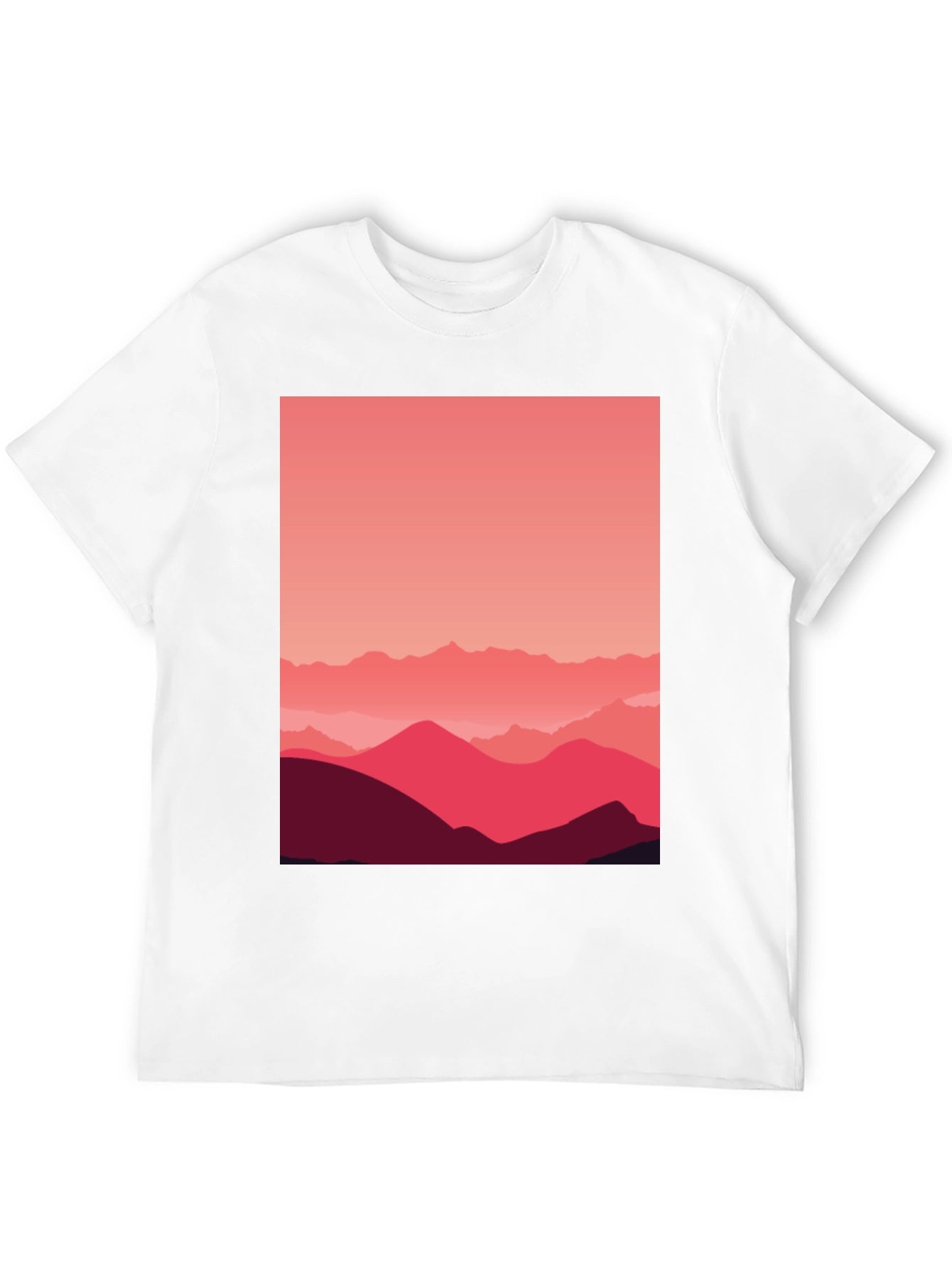 Mountains Graphic Tee - Modern Design