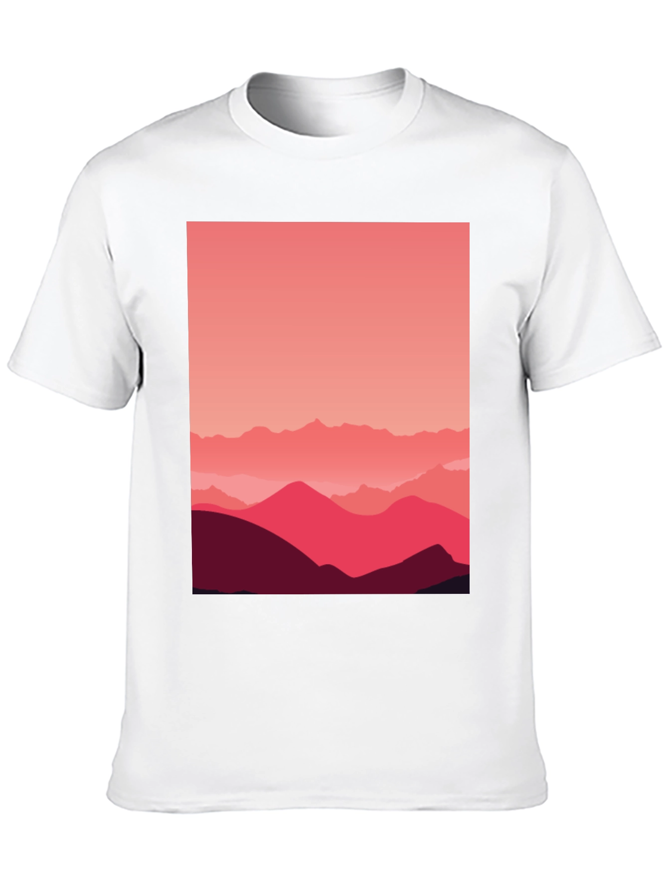 Mountains Graphic Tee - Modern Design