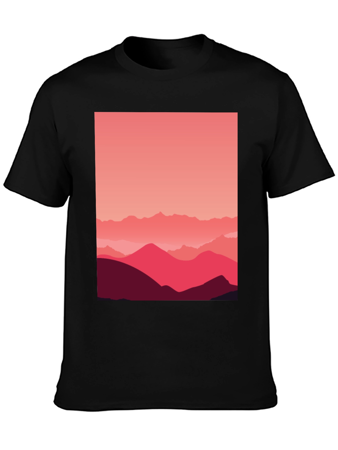 Mountains Graphic Tee - Modern Design