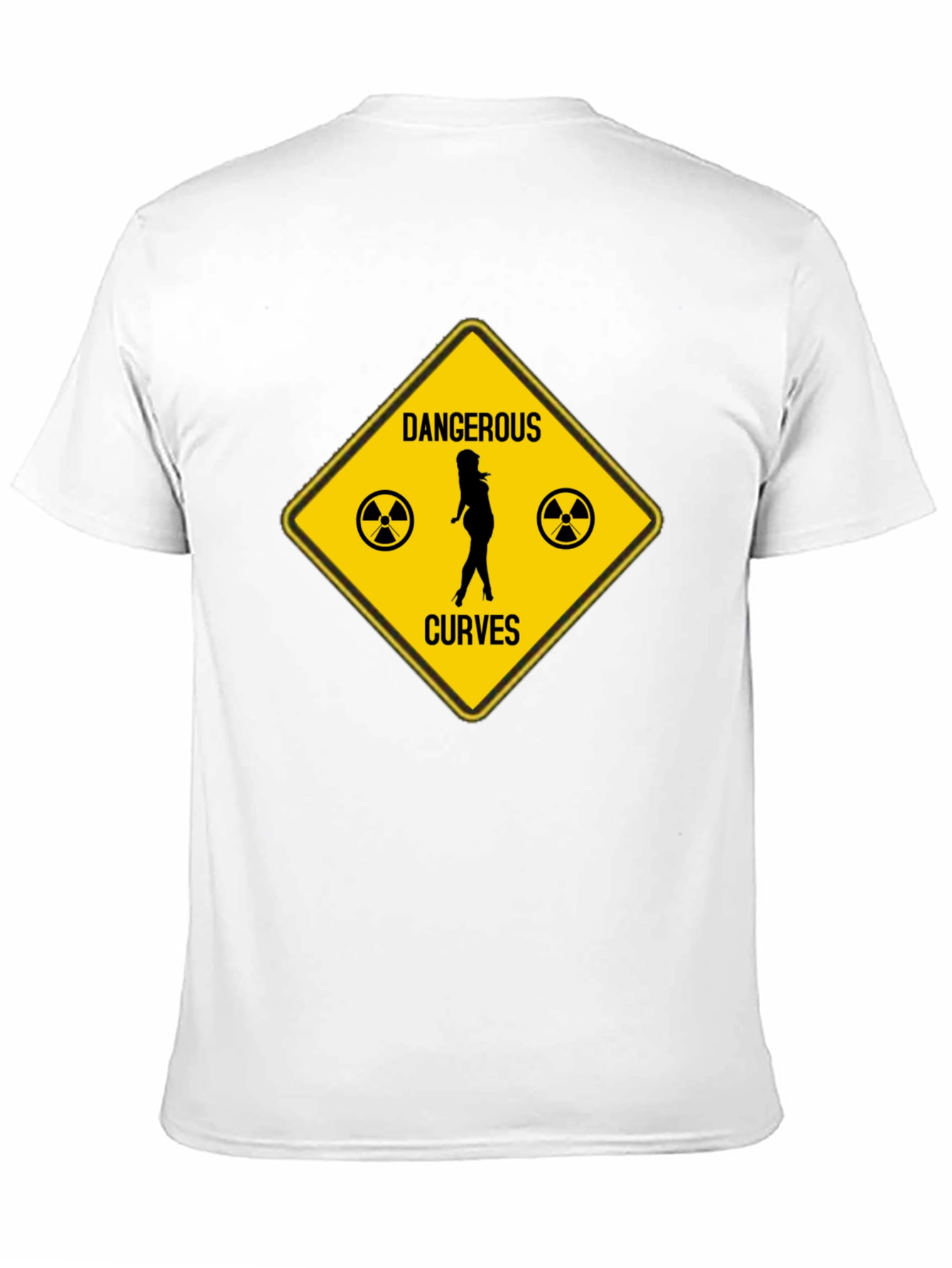Dangerous Curves Graphic T-Shirt - Humor Novelty Tee