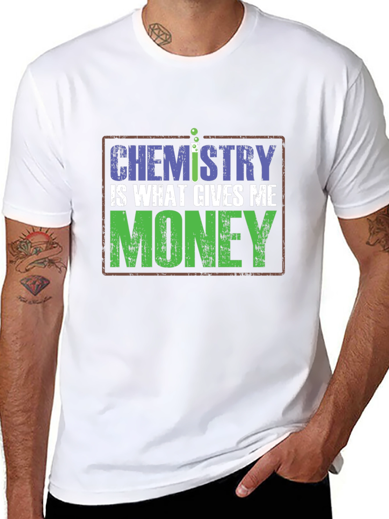 Chemistry Gives Me Money Graphic T-Shirt