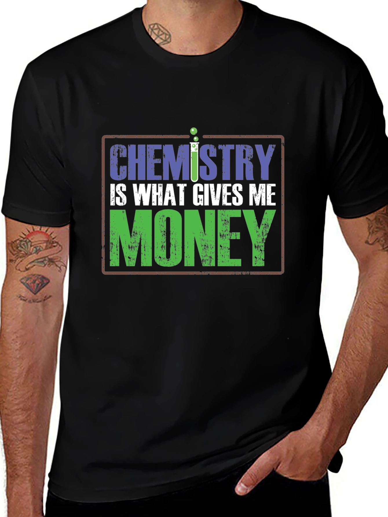 Chemistry Gives Me Money Graphic T-Shirt