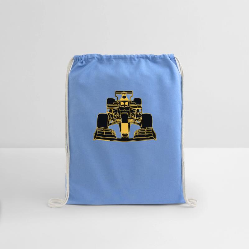 Racing car formula racing car yellow