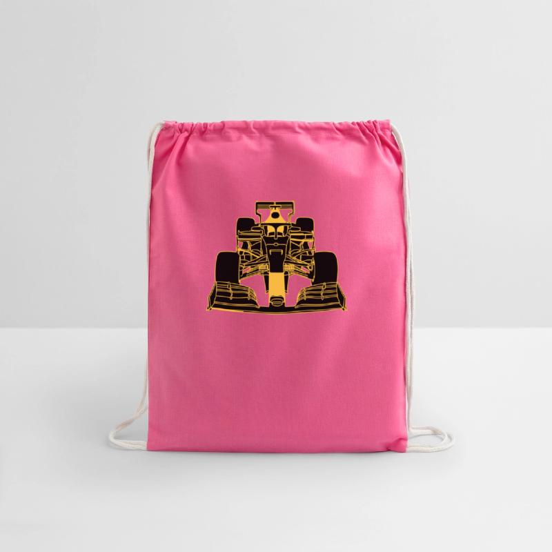 Racing car formula racing car yellow