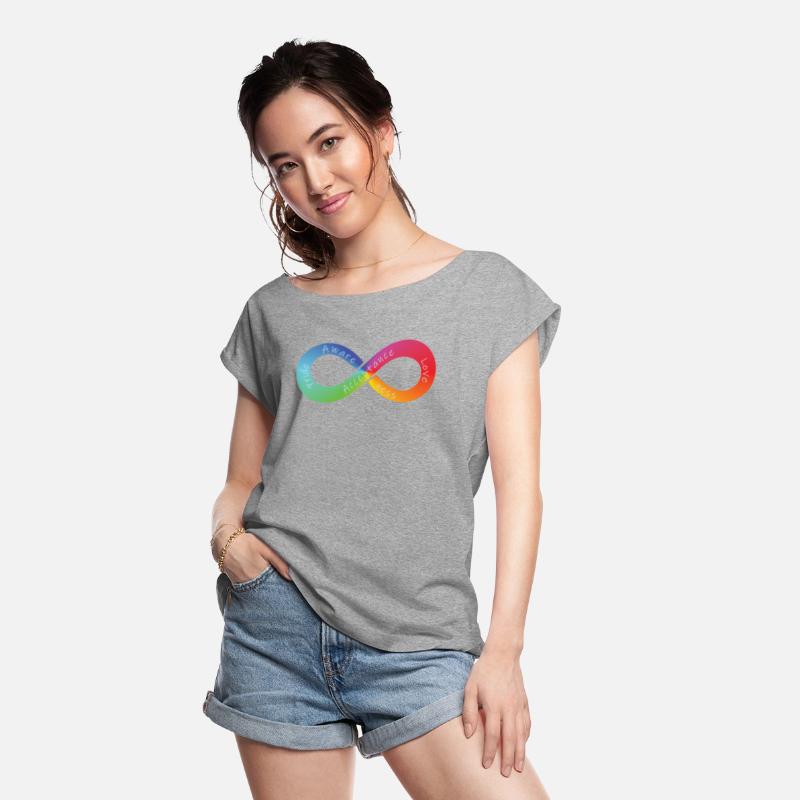 Rainbow Infinity Pride Autism Awareness Love