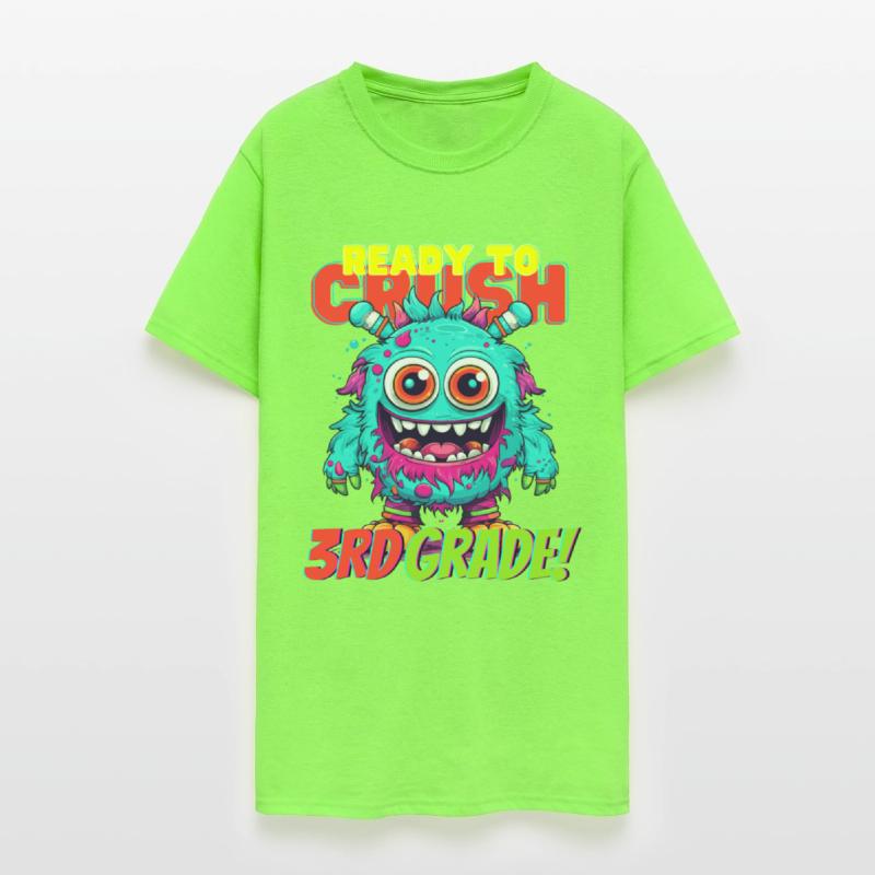 Ready To Crush 3rd grade Monster Back To School