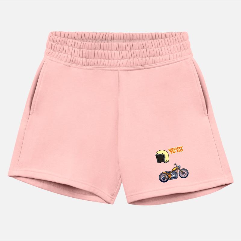 Ready To Go Motorcycle - Vintage Chopper & Helmet