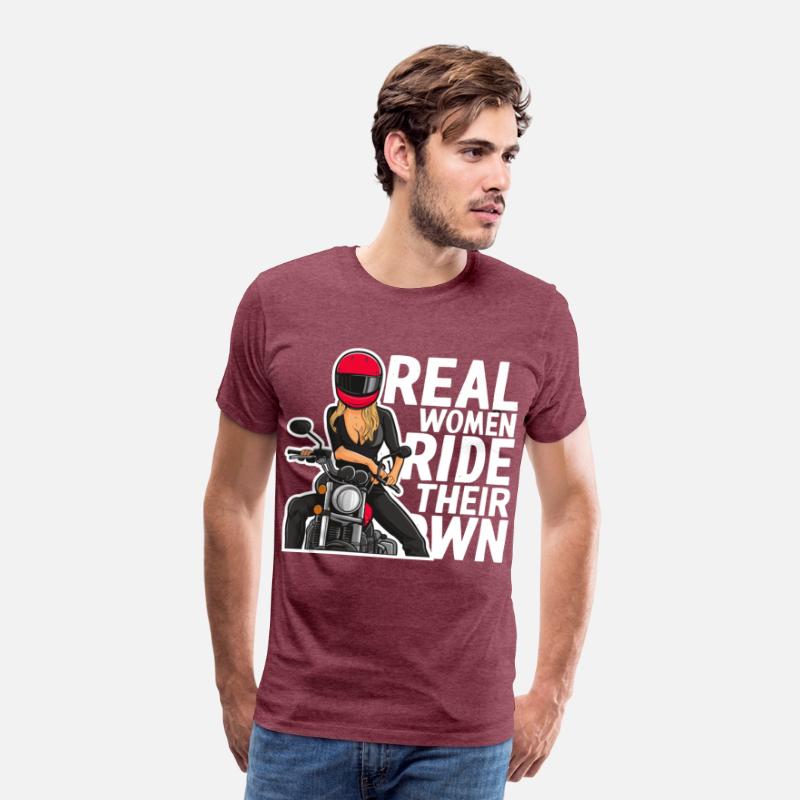 Real Women Ride Their Own for a Motorcyclist