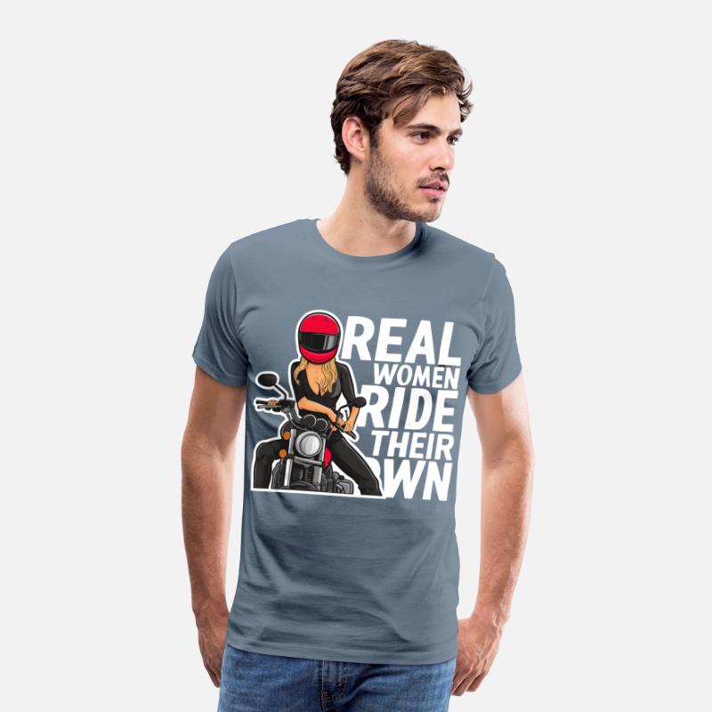 Real Women Ride Their Own for a Motorcyclist