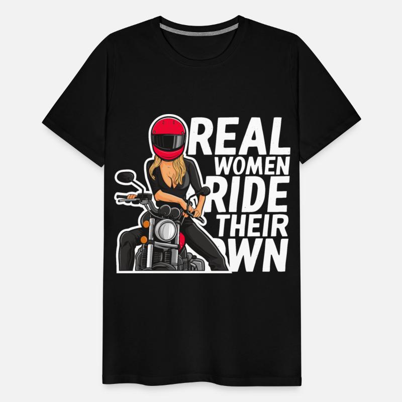 Real Women Ride Their Own for a Motorcyclist