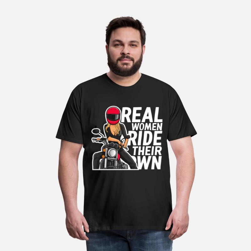 Real Women Ride Their Own for a Motorcyclist