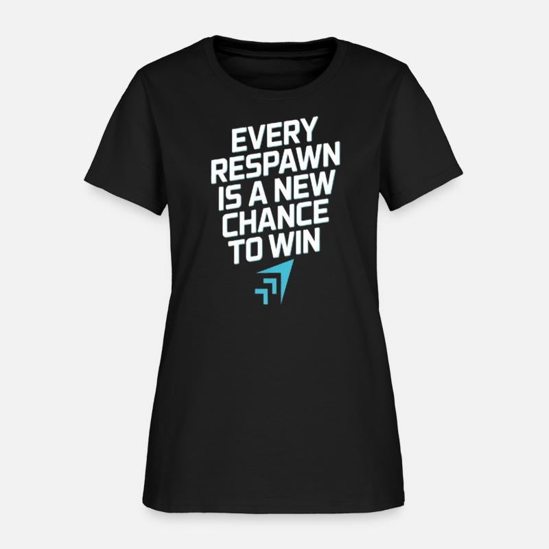 Respawn and Win – Motivational Gamer Quote Tee
