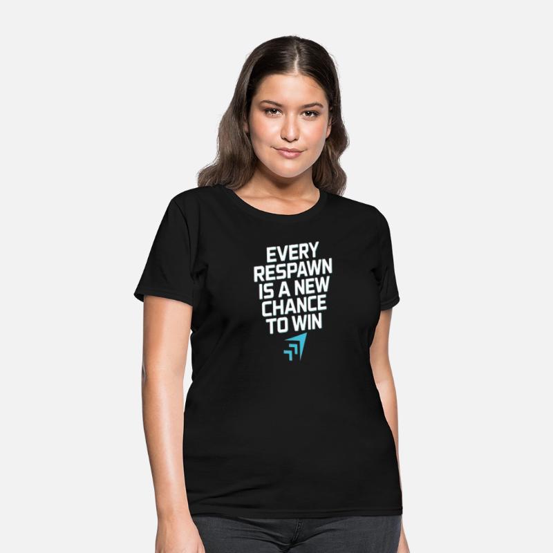 Respawn and Win – Motivational Gamer Quote Tee