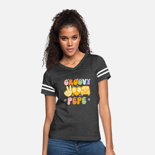 Retro Groovy Pepe Grandpa Daisy Flower Peace Sign