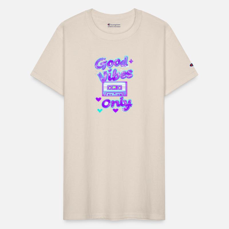 Retro Neon Cassette Vibes Design