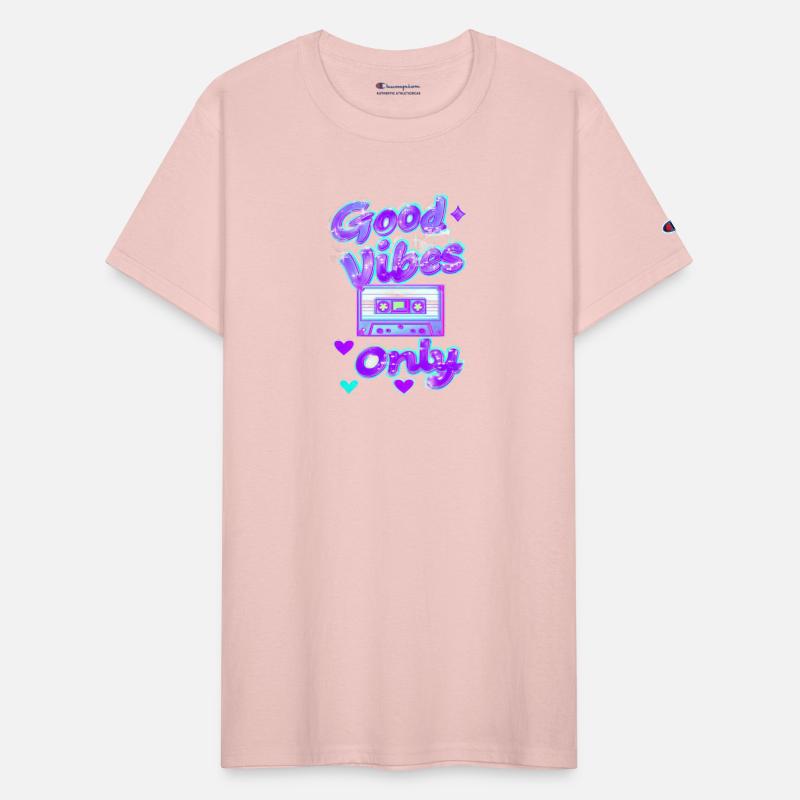 Retro Neon Cassette Vibes Design