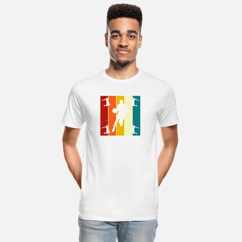 Retro Silhouette Basketball Player Art