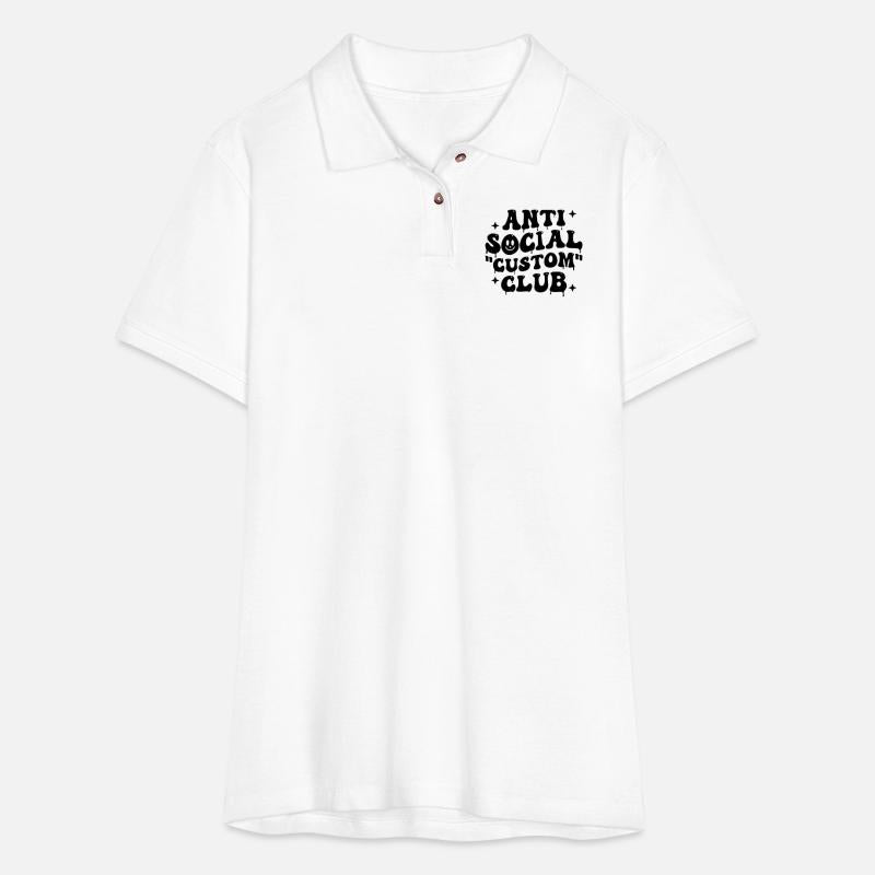 Retro wavy anti social club Light t shirt