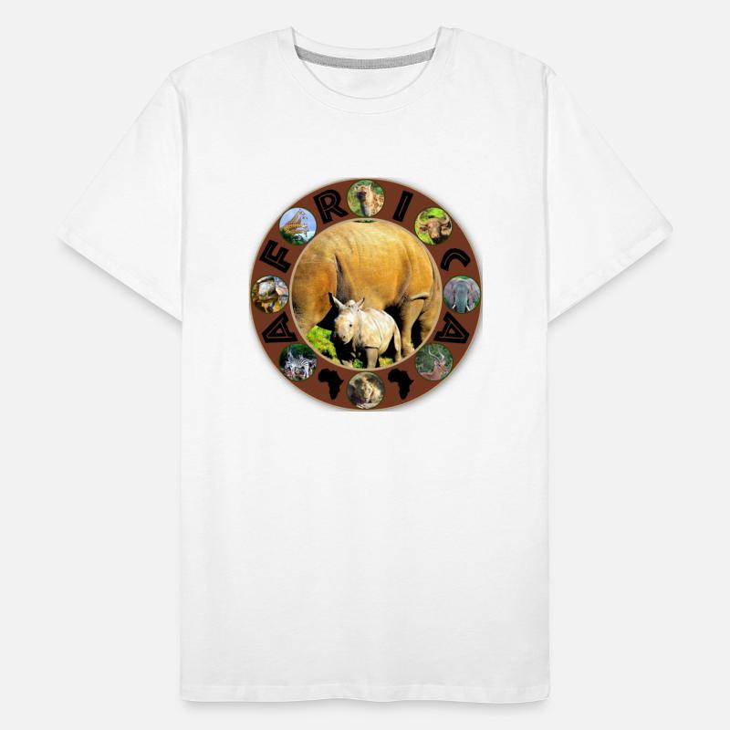 Rhinoceros Calf Africa Circle