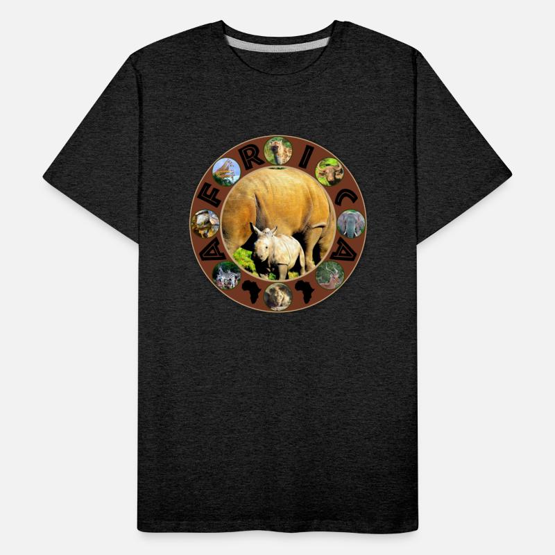 Rhinoceros Calf Africa Circle