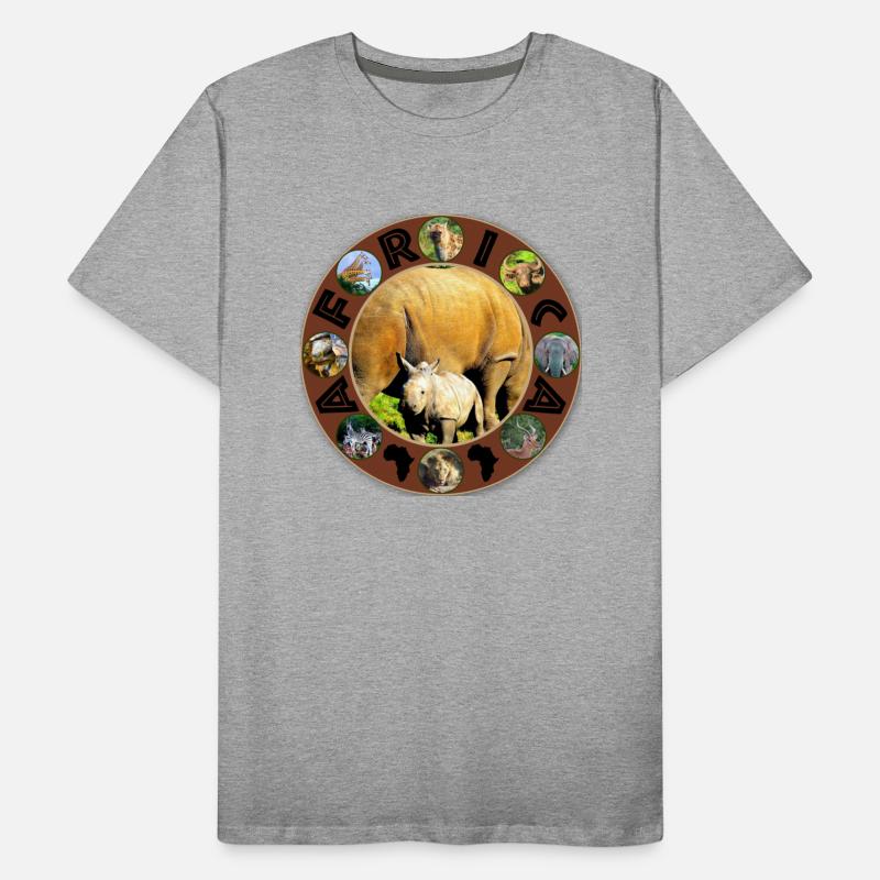 Rhinoceros Calf Africa Circle