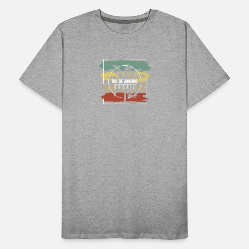 Rio De Janeiro Brazil Artistic Palm Tree Retro