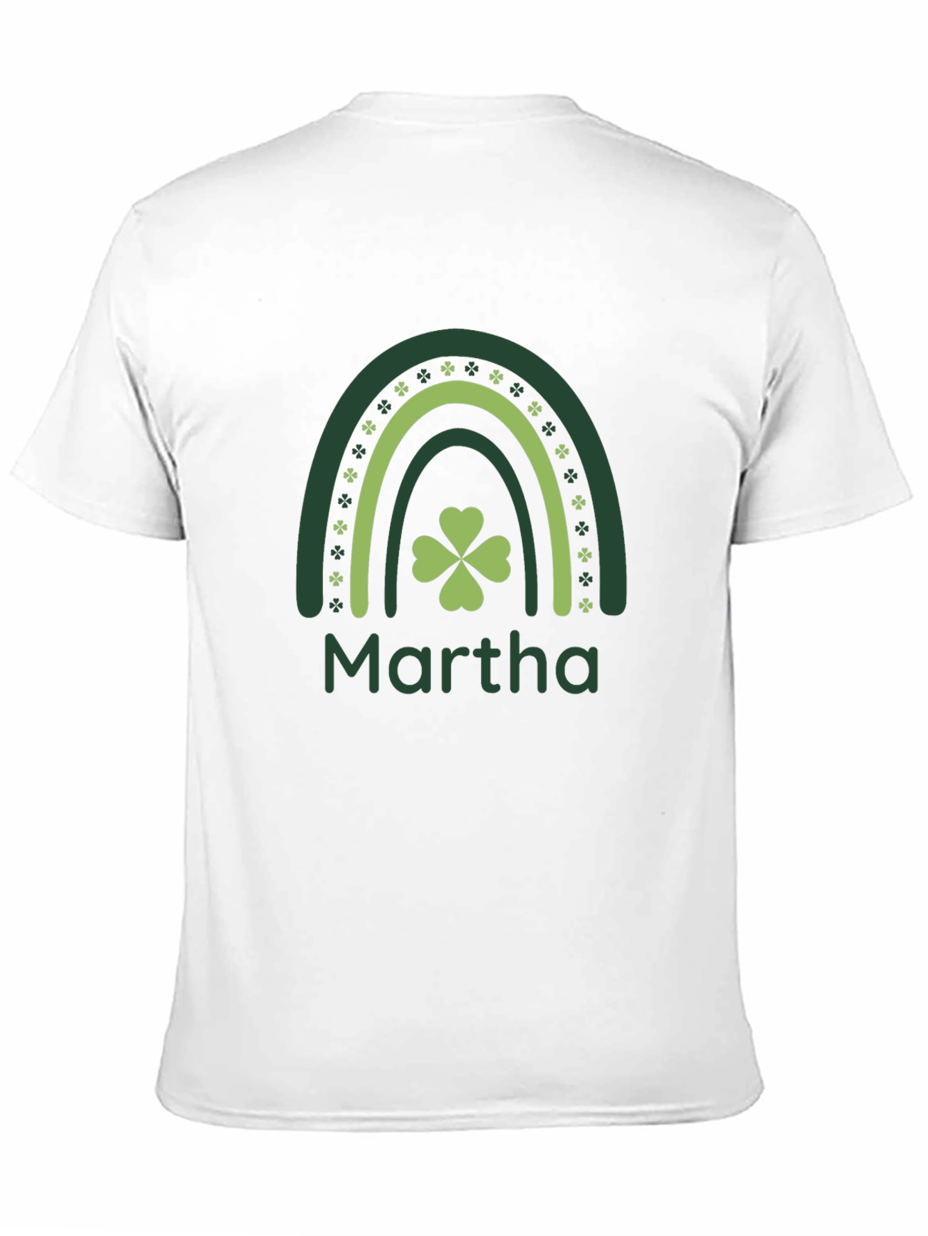 Marthas St. Patricks Day Rainbow Shamrock T-Shirt
