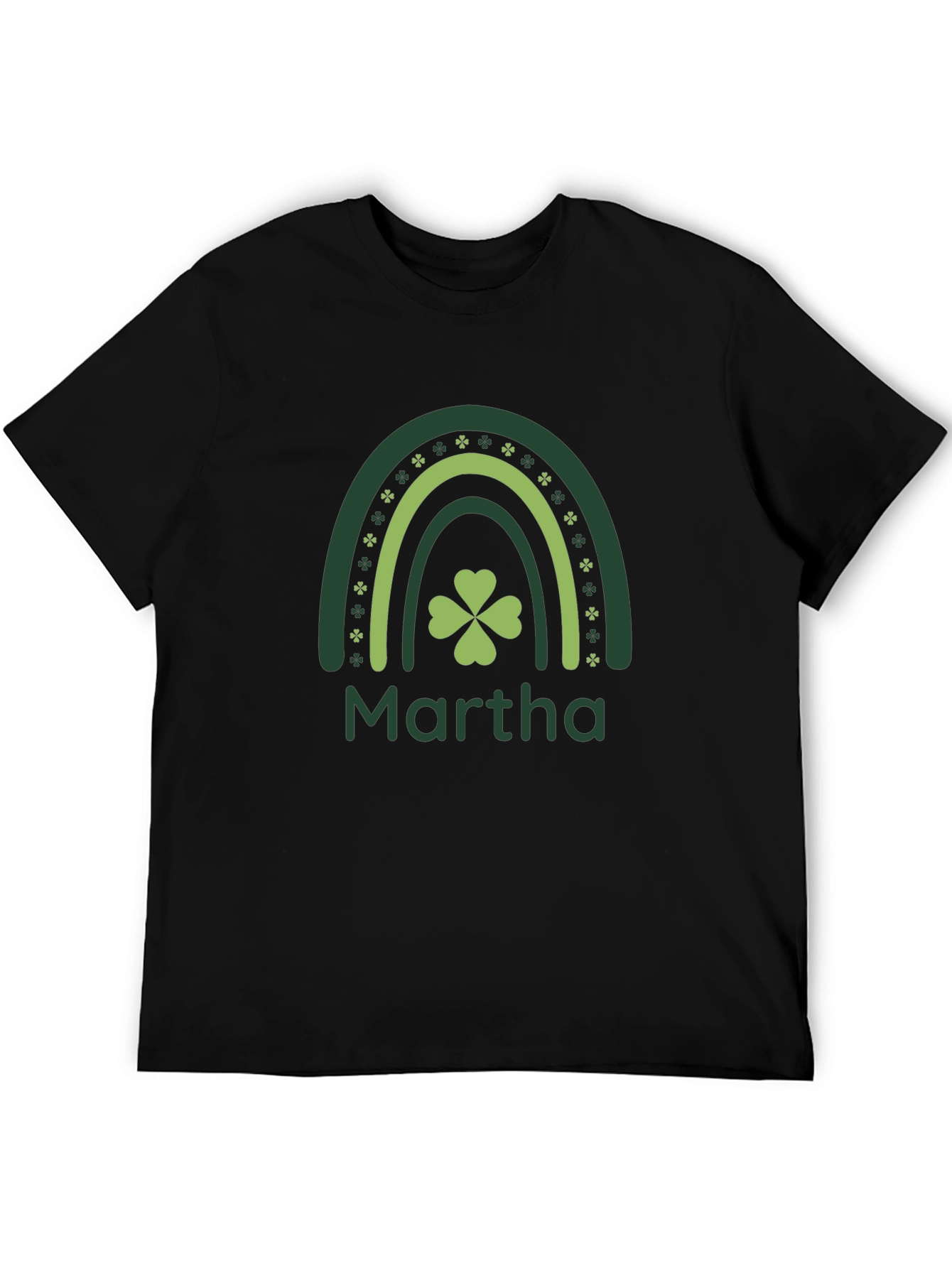 Marthas St. Patricks Day Rainbow Shamrock T-Shirt