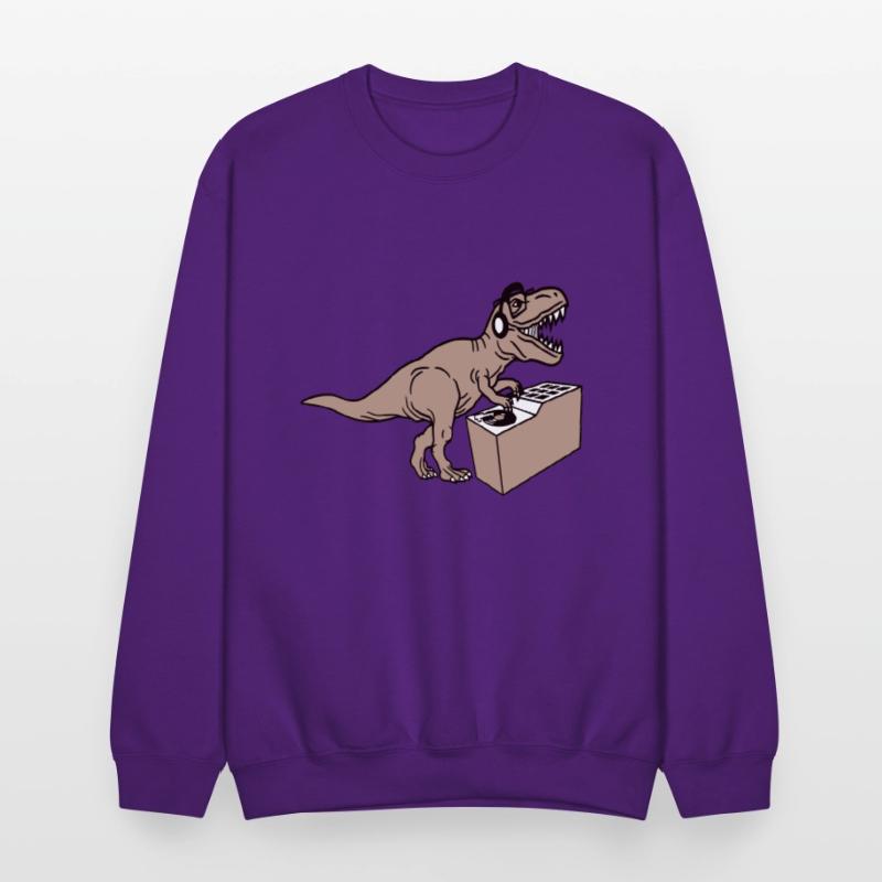 Roaring DJ Dinosaur T. Rex Dino Mixing Music Party