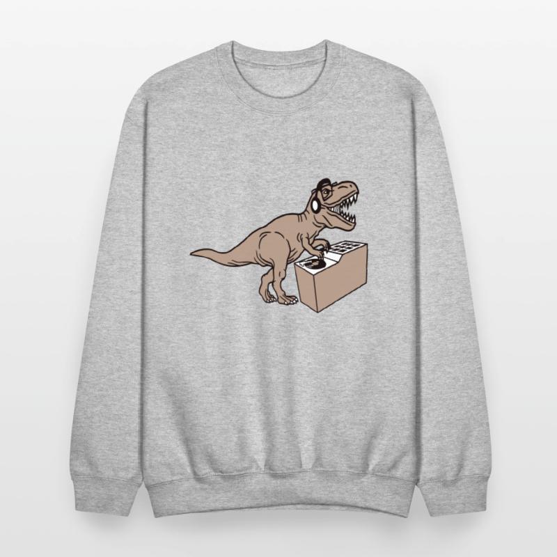 Roaring DJ Dinosaur T. Rex Dino Mixing Music Party
