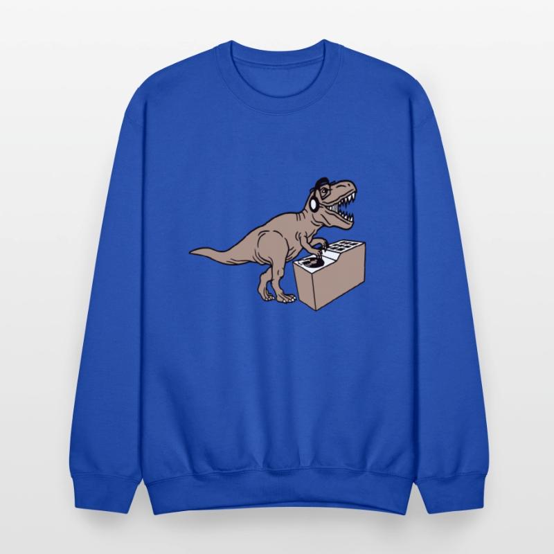 Roaring DJ Dinosaur T. Rex Dino Mixing Music Party