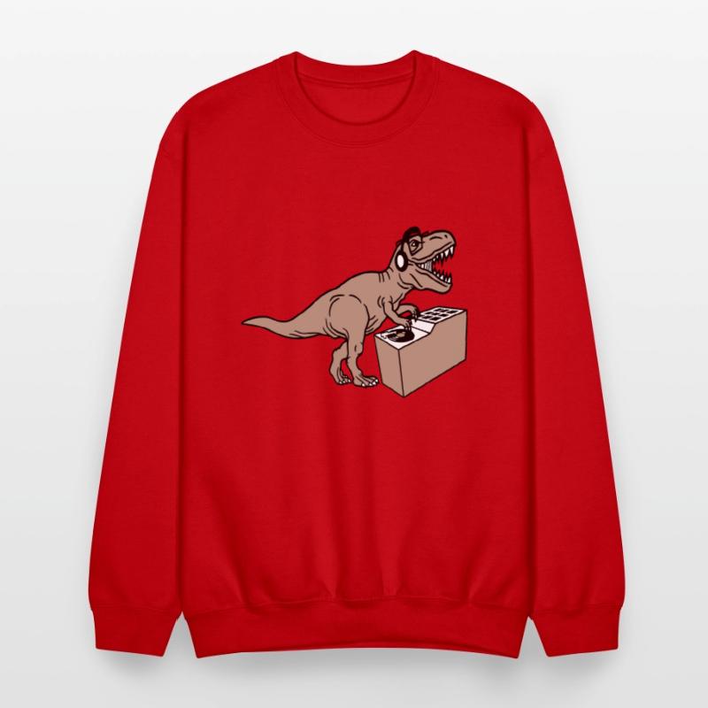 Roaring DJ Dinosaur T. Rex Dino Mixing Music Party