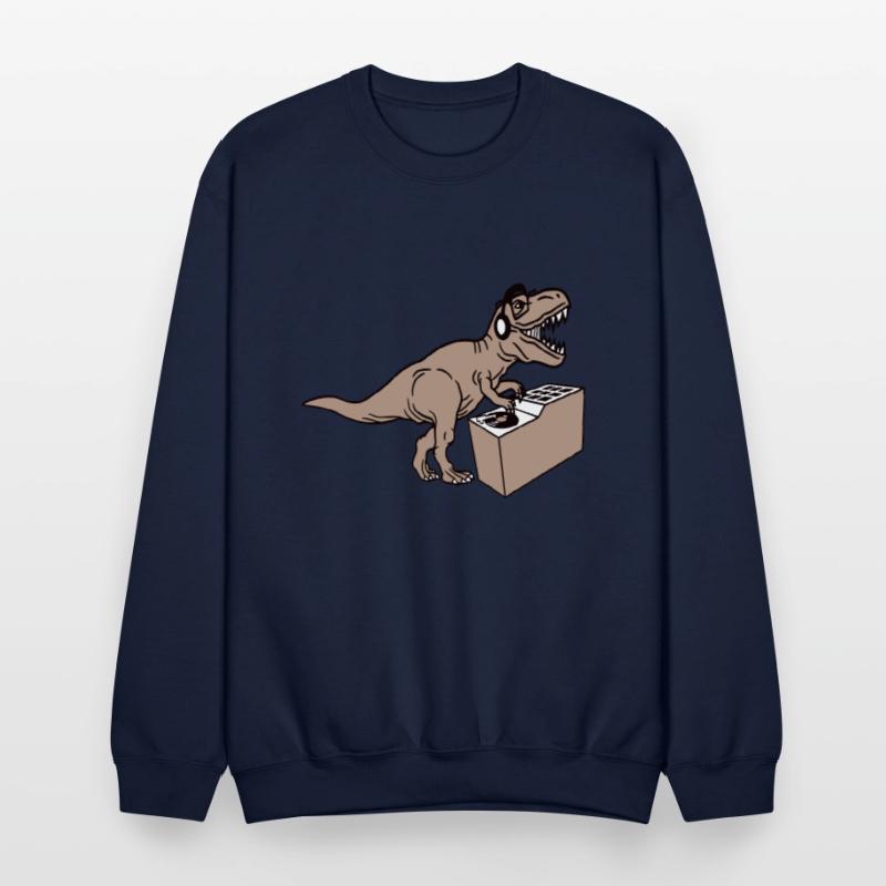 Roaring DJ Dinosaur T. Rex Dino Mixing Music Party