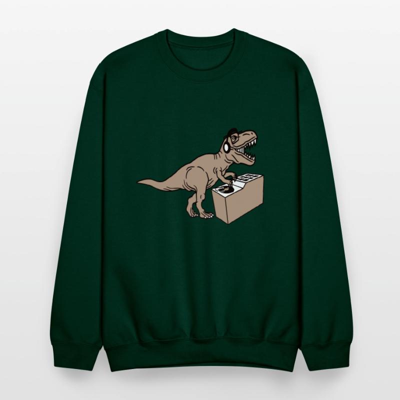 Roaring DJ Dinosaur T. Rex Dino Mixing Music Party