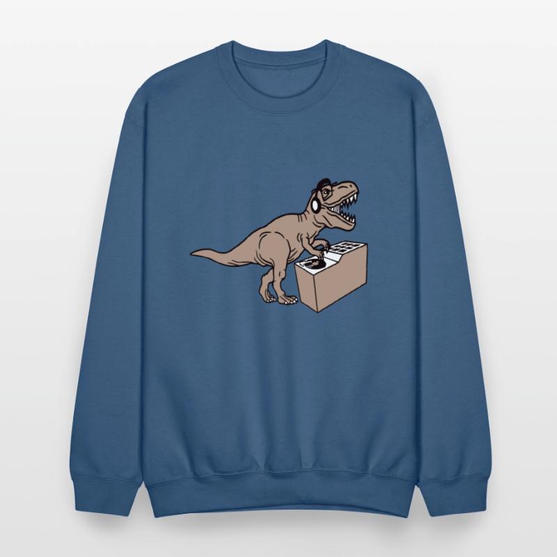 Roaring DJ Dinosaur T. Rex Dino Mixing Music Party