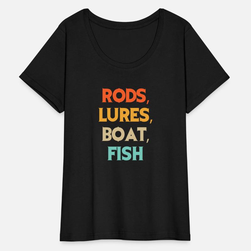 Rods Lures Boat Fish Fisherman Funny Fishing