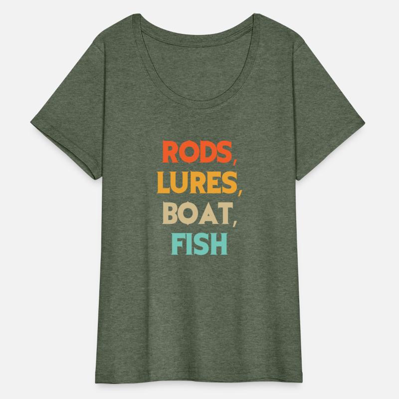 Rods Lures Boat Fish Fisherman Funny Fishing