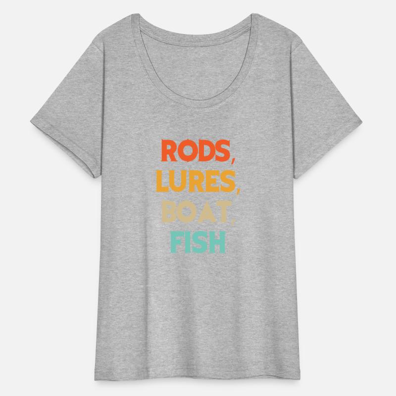 Rods Lures Boat Fish Fisherman Funny Fishing